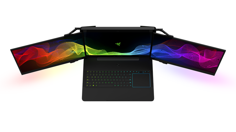 Illustration for article titled Razer's Latest CES Showstopper Is A Laptop With Three Screens